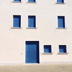 Windows of building