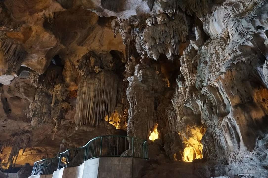 LOW ANGLE VIEW OF CAVE