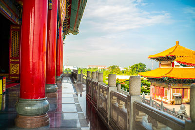 Traditional building against sky