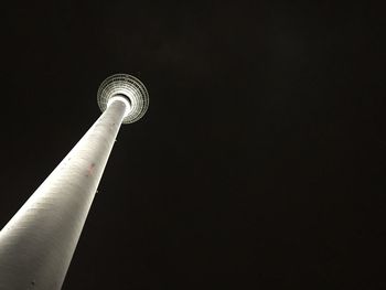 Low angle view of communications tower