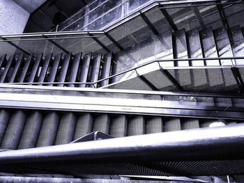 Low angle view of staircase in building