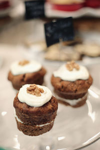 Close-up of chocolate cake