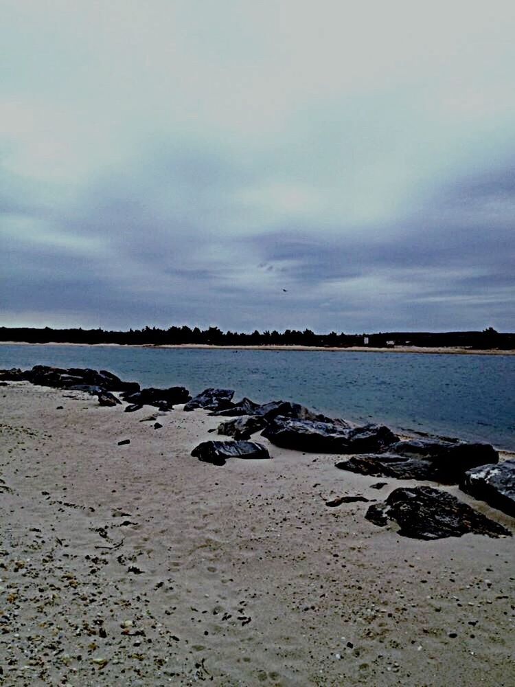 sea, beach, sky, rock - object, sand, cloud - sky, nature, coastline, no people, horizon over water, outdoors, tranquil scene, tranquility, beauty in nature, water, landscape, day