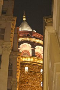 Low angle view of historical building