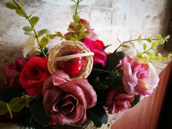 Close-up of rose bouquet