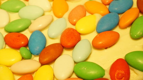 Close-up of multi colored candies