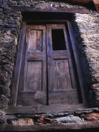 Close-up of door of house
