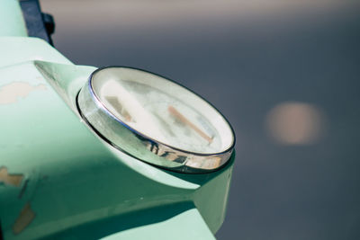 Close-up of vintage car