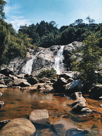 Waterfall in forest