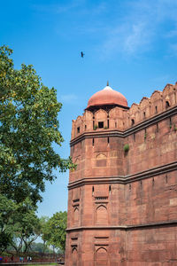 Low angle view of building against sky