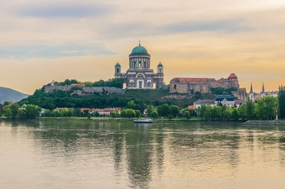 Primatial basilica of the blessed virgin mary assumed into heaven and st adalbert, esztergom,hungary