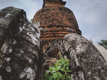 Low angle view of temple