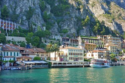 View of buildings at waterfront