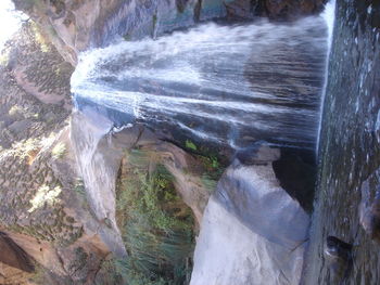 View of waterfall