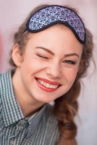 Portrait of a smiling young woman