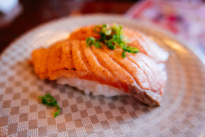 Close-up of food in plate