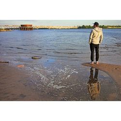 Man standing on beach