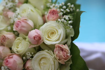 Close-up of rose bouquet