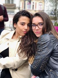 Portrait of smiling woman