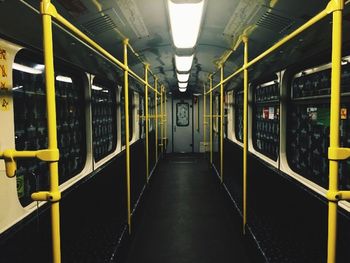 Empty subway station