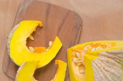 Close-up of yellow lemon