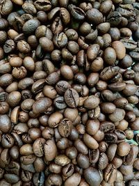 Full frame shot of coffee beans