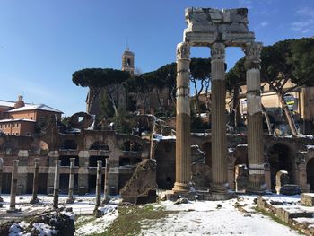 Old ruins against sky