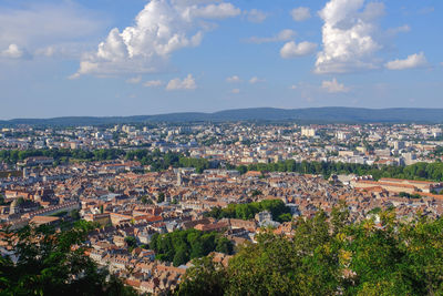 View of the city of besancon