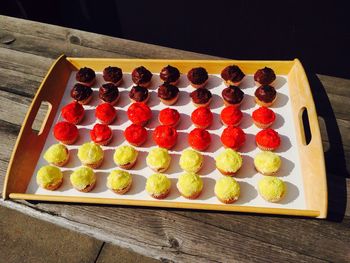 Close-up of food on table