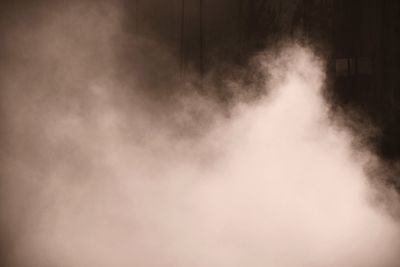 Scenic view of smoke