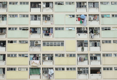 Full frame shot of residential building