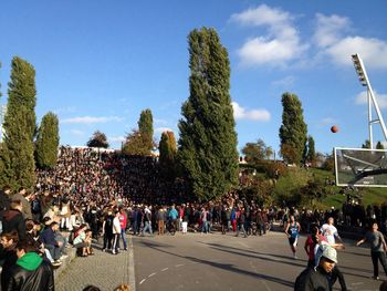 People in park