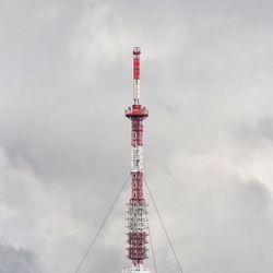 Low angle view of tower against sky