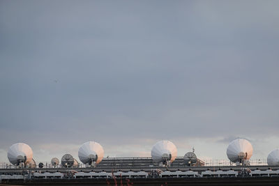 Panoramic view of buildings against sky