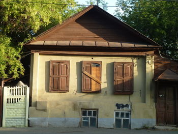 Exterior of old building