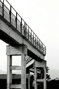 Low angle view of built structure against clear sky