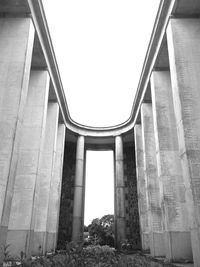 Low angle view of bridge