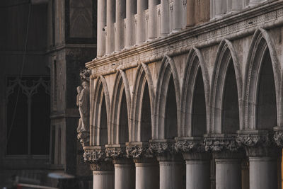 Low angle view of historical building