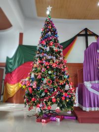 Christmas tree at churcj