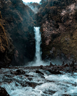 View of waterfall