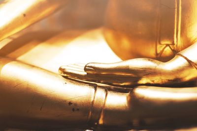 Close-up of buddha statue