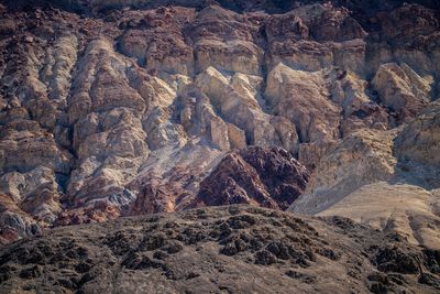 Scenic view of rock formations