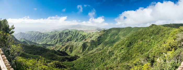 Panoramic view of landscape against sky