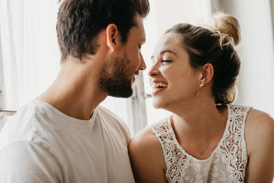 Portrait of young couple
