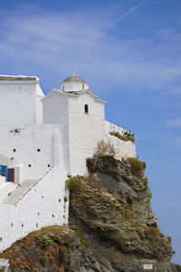 Low angle view of church against sky