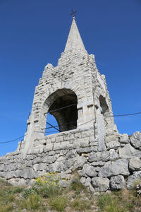 Military ossuary of the first world war of tonezza del cimone in vicenza in italy