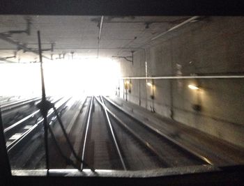 Road passing through tunnel