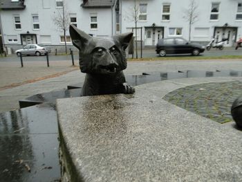 Low angle view of statue