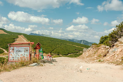 Scenic view of landscape against sky