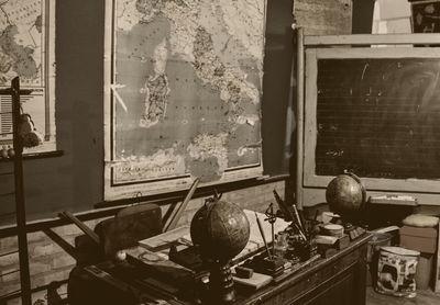Interior of abandoned house